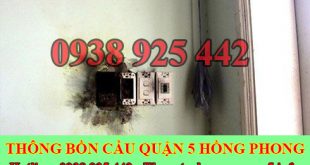 Thợ sửa chữa điện nước Quận 5 giá rẻ tại nhà 0981888490