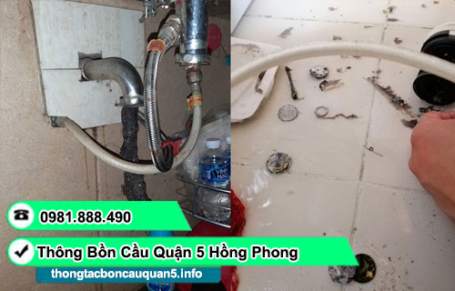 Thông đường ống nước bị tắc nghẹt Quận 5 giá rẻ 0981888490 