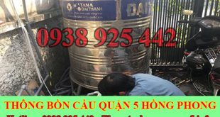 Bảng giá vệ sinh bồn nước tại Quận 5 giá rẻ 0981888490 uy tín