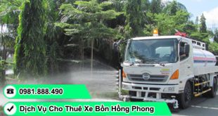 Cho thuê xe bồn phun nước tưới cây tại TPHCM