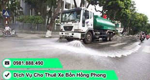 Cho thuê xe bồn TPHCM chở nước, rửa đường
